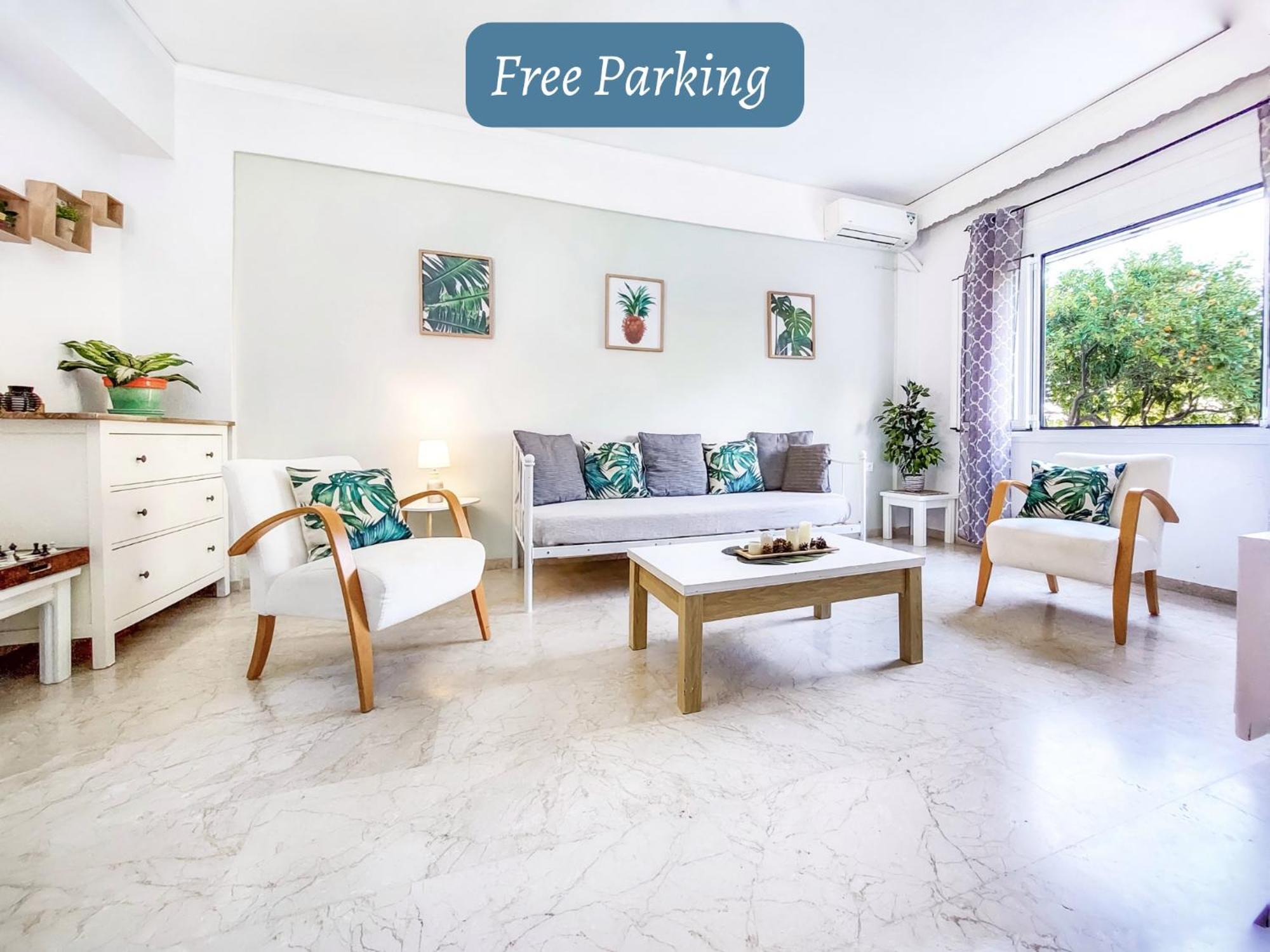 Chung cư 100 m² 2 phòng ngủ, 1 phòng tắm riêng ở Heraklion Ngoại thất bức ảnh